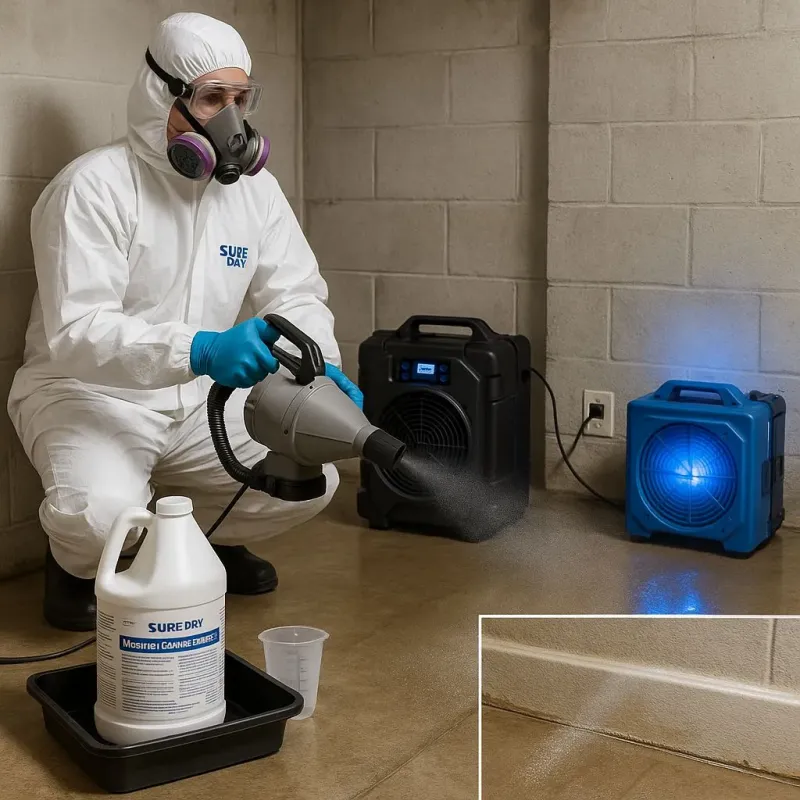 Sanitization and Odor Removal process in Puyallup, WA